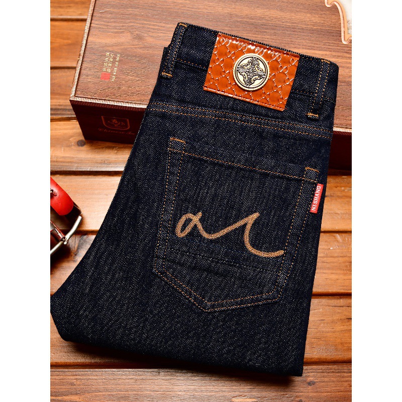 Levis Jeans 501 - Deep blue jeans men's 2025 autumn