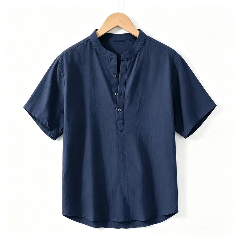 Summer Mens Short Sleeve Shirt - đánh giá và giá Linen Shirt Breathable