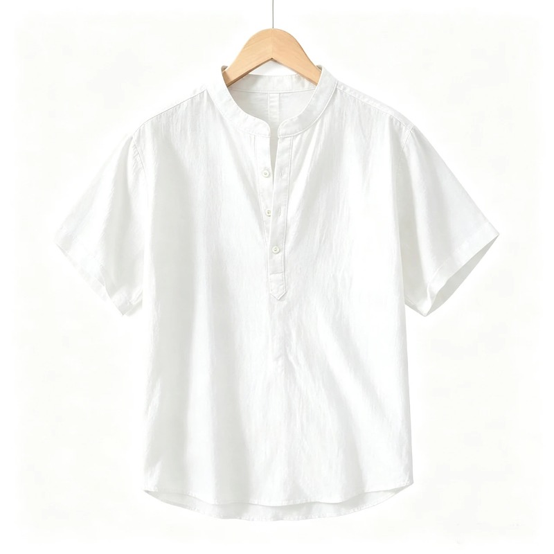 Summer Mens Short Sleeve Shirt - đánh giá và giá Linen Shirt Breathable