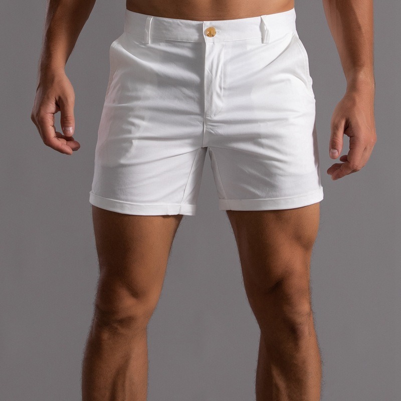 Men Slim Fit Chino Shorts Roll - đánh giá và giá Shorts Chino Slim