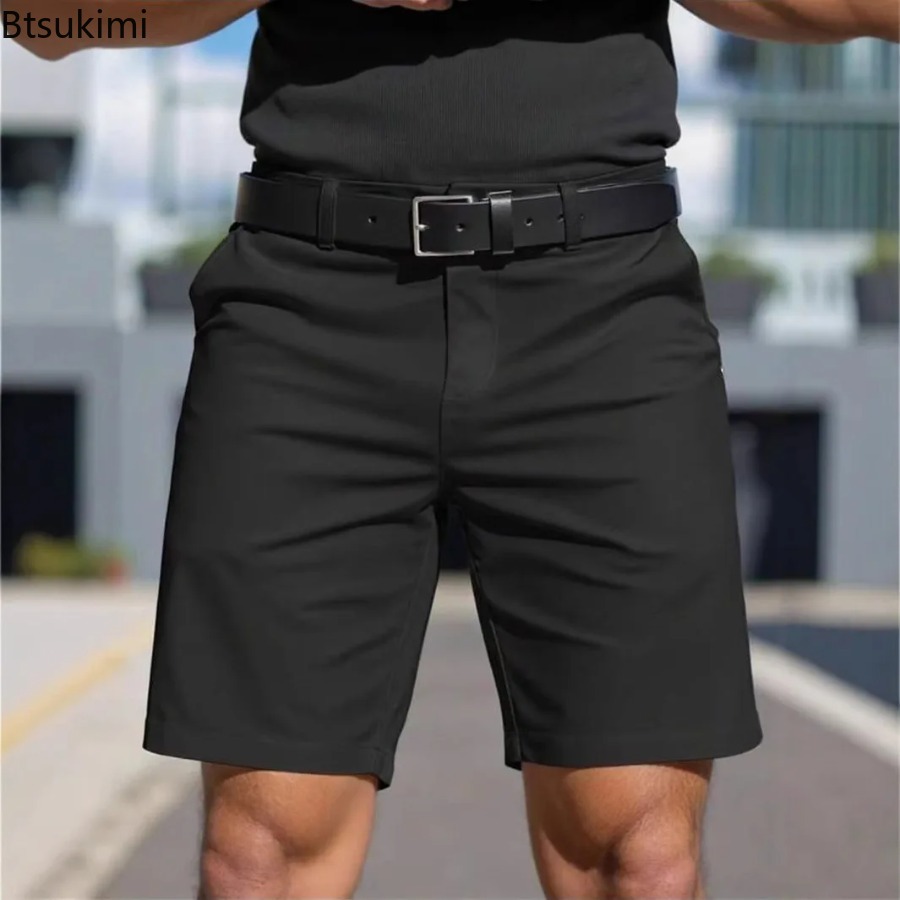 Summer New Mens Solid Slim Chi - đánh giá và giá Shorts Chino Slim