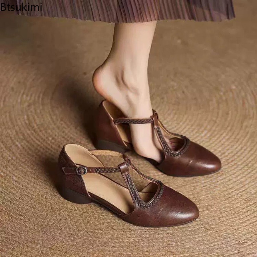 New Summer Women's Retro Hollo - đánh giá và giá Casual Sandal Leather