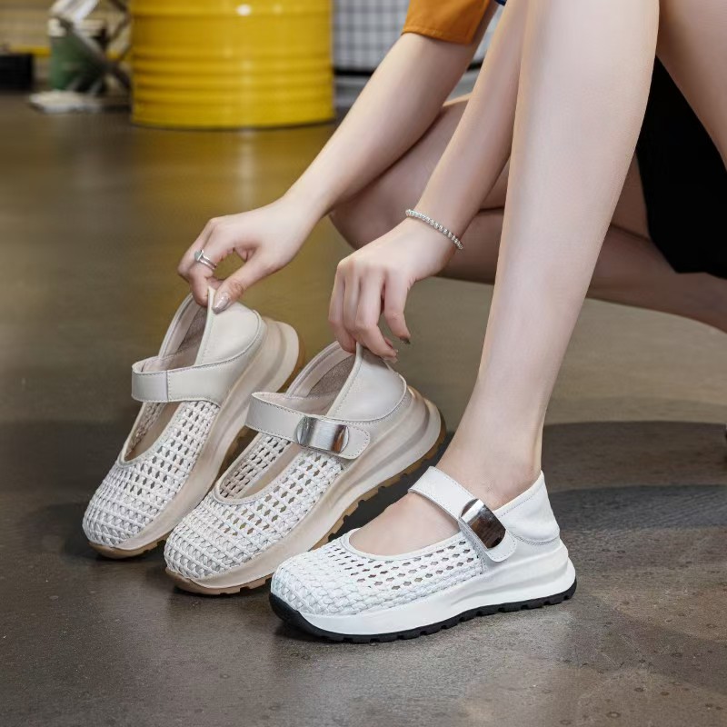 Women's Genuine Leather Braide - đánh giá và giá Espadrille Slip On