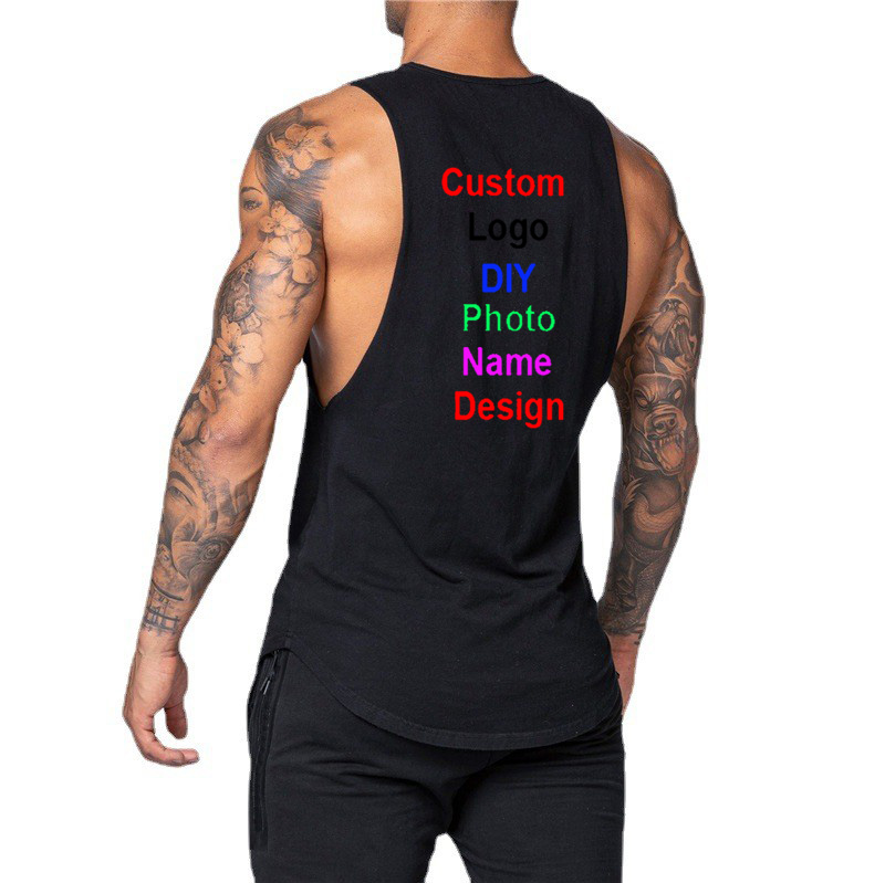 DIY Customized Logo Brand Gym  - đánh giá và giá Tank Top Muscle
