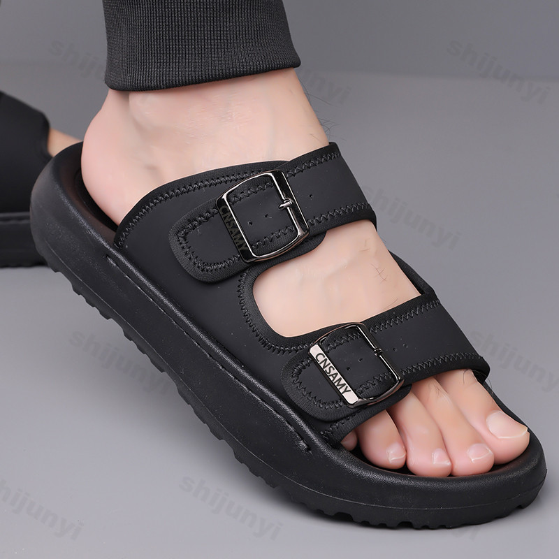 Men's Slippers 2025 Summer Bre - đánh giá và giá Flip Flop Leather Men