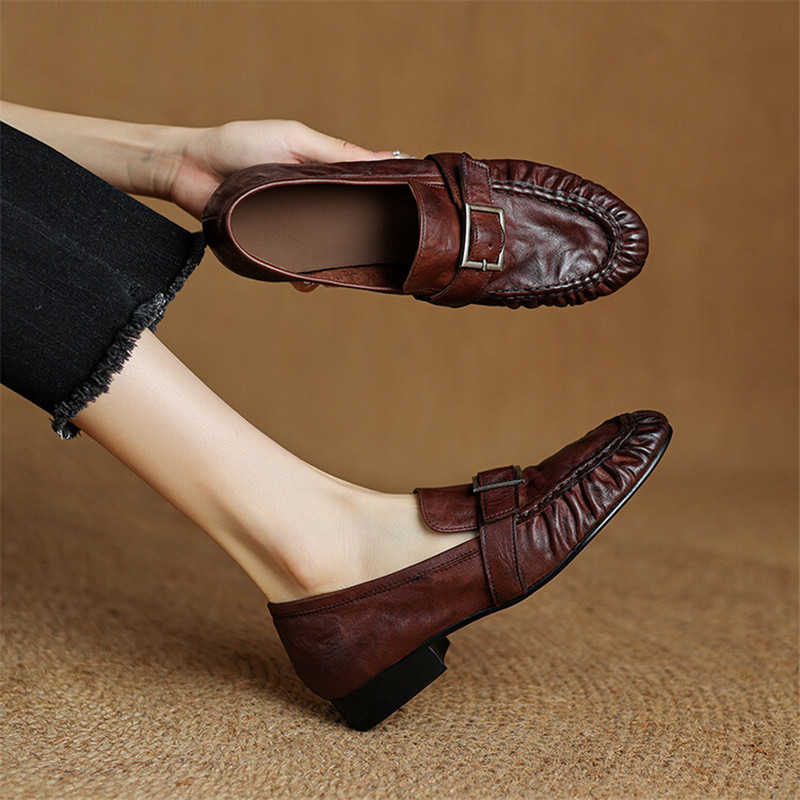New Autumn Genuine Leather Wom - đánh giá và giá Casual Sandal Leather