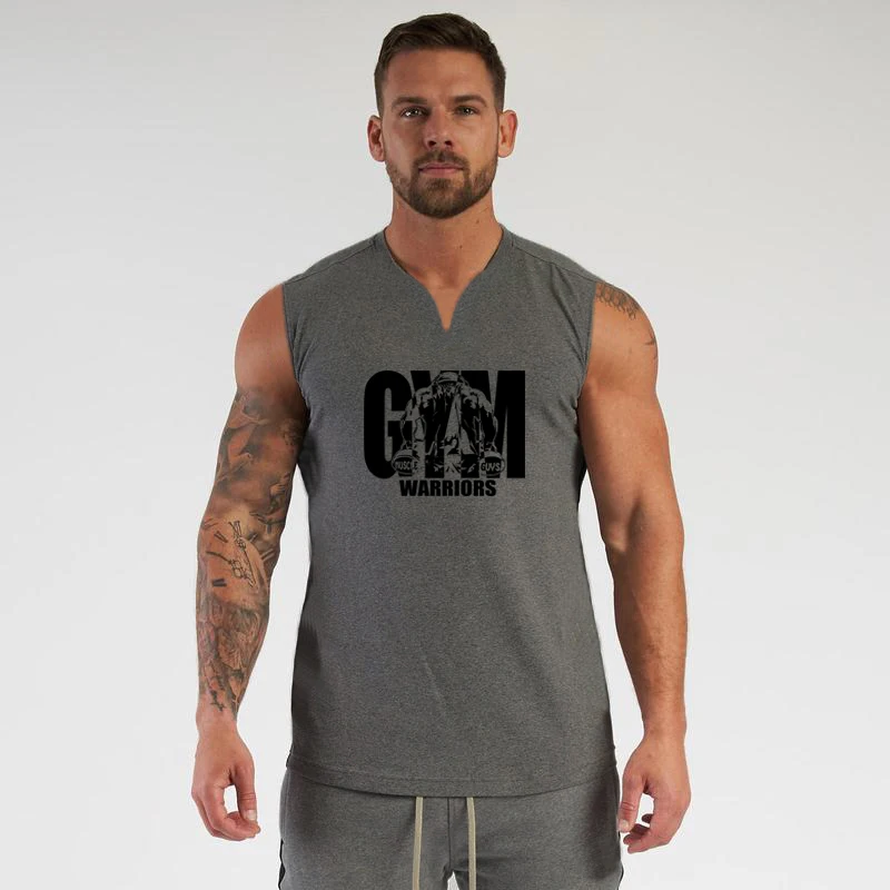 Summer Running V Neck Vests Gy - đánh giá và giá Tank Top Muscle