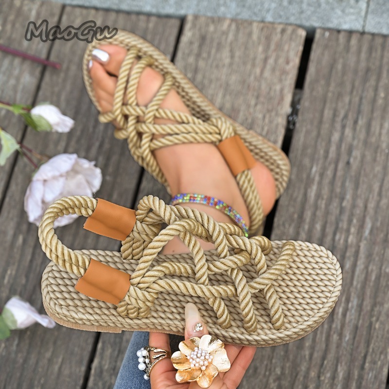 Women's Braided Rope Flat Sand - đánh giá và giá Espadrille Slip On