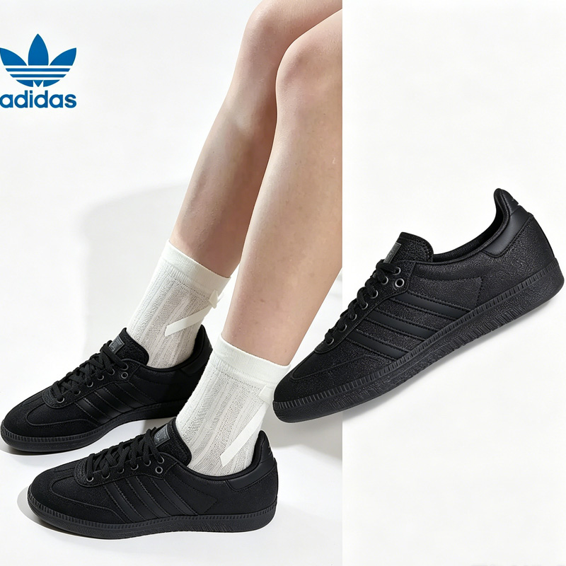 Adidas KI6265 All Black Retro  - đánh giá và giá Adidas Shoes Samba