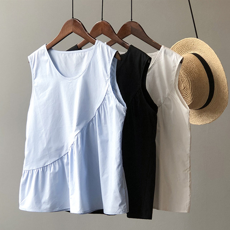 Rời Nữ Casual Vải Lanh Cotton  - đánh giá và giá Shirt Camp Collar