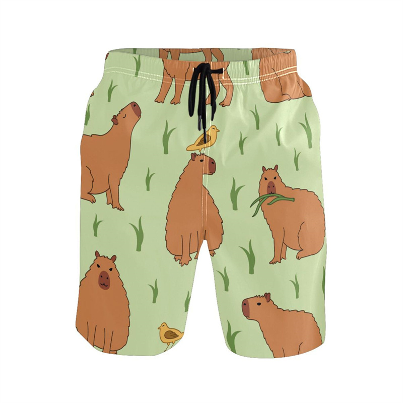 Cartoon Animal 3d Print Capyba - đánh giá và giá Trunks Board Surf